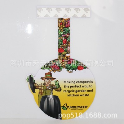 深圳直销ＰＶＣ跳跳卡超市便利店广告跳跳卡 外观奇特 畅销全国