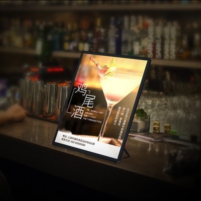 超薄灯箱奶茶店桌面点餐牌专卖店高档展示灯箱广告灯箱