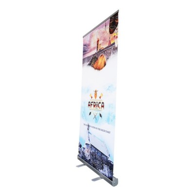 厂家直销二型易拉宝2型高档铝合金易拉宝标准型塑钢易拉宝展示架