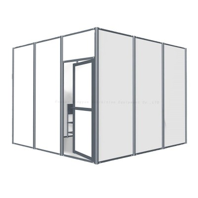 八棱柱标准展位搭建直播间3x3会展铝合金摊位展览架移动隔间屏风