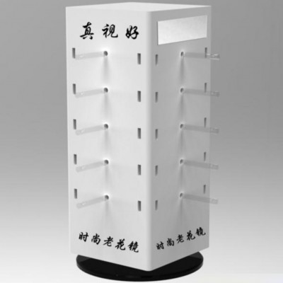 有机玻璃亚克力近视眼镜展示架 老花镜陈列架可旋转展示架 厂家   200个