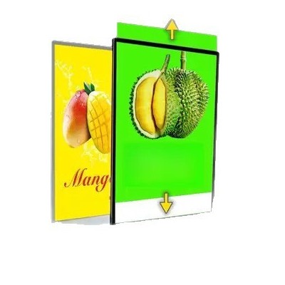 LED抽画超薄灯箱钢化玻璃壁挂式发光海报展示牌招牌广告灯箱定制
