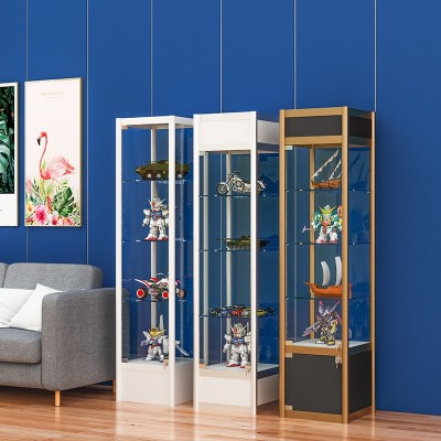 玻璃展柜手办展示柜乐高收纳柜家用高达玩具模型展示架奖品展示柜