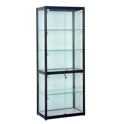 手办展示柜模型玩具透明展柜头盔礼品精品乐高收纳柜带锁家用储物