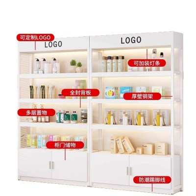 货架展示柜陈列柜美容院多层饰品货架展柜化妆品展示架货柜置物架