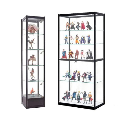 创意动漫模型展柜手办展示柜礼品玩具货架展示架透明玻璃陈列柜